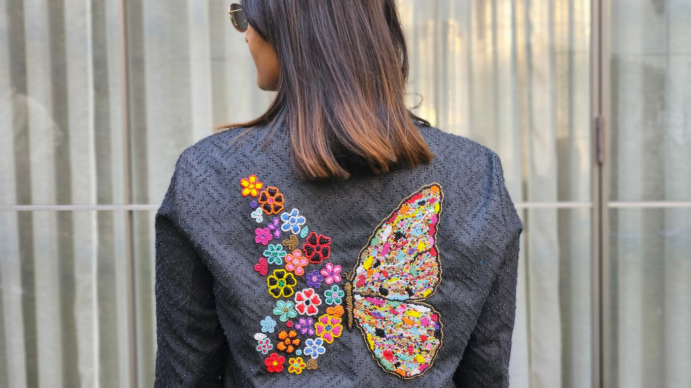 Black Embroidered Shirt