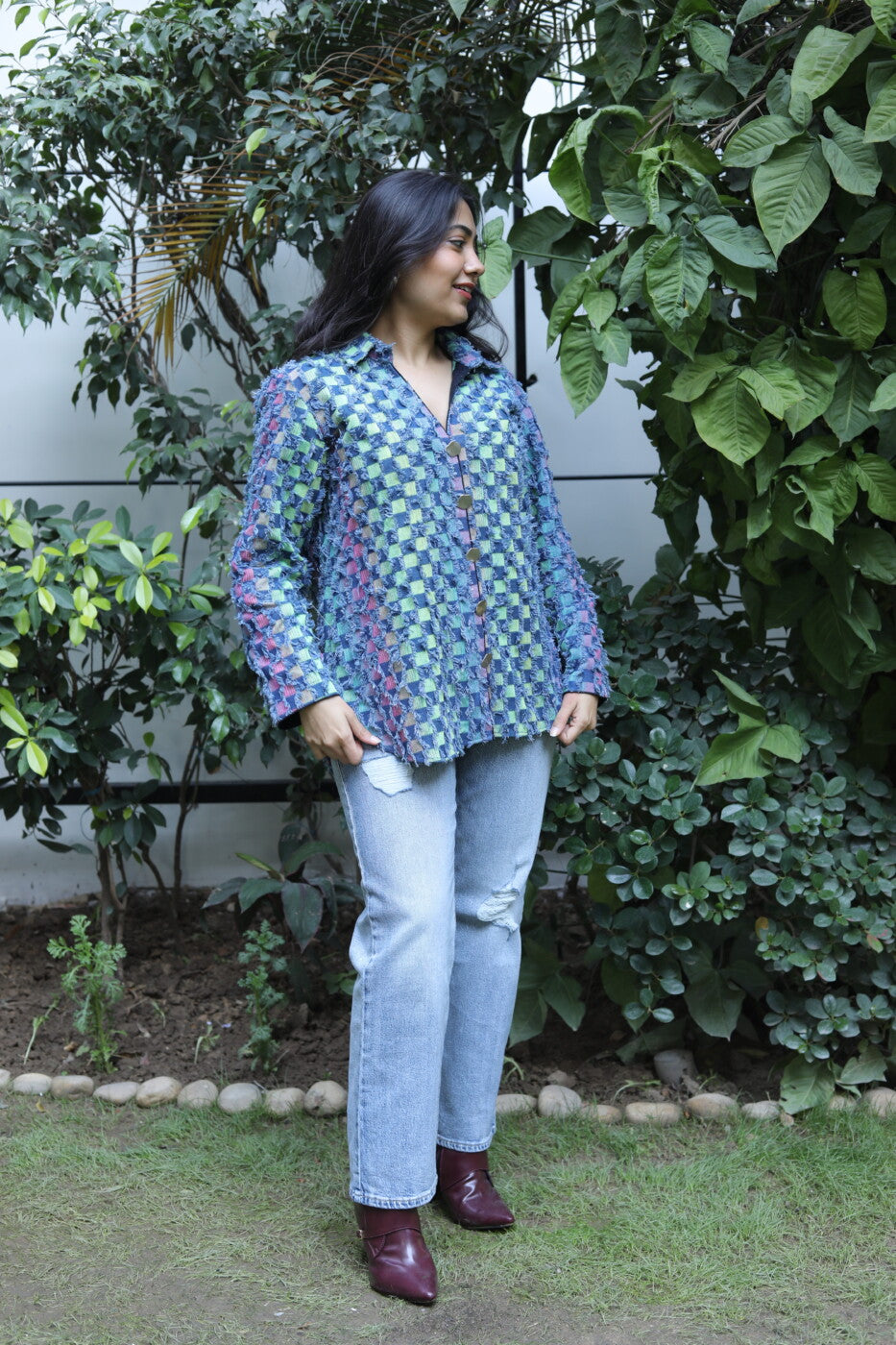 Accent Denim Shirt