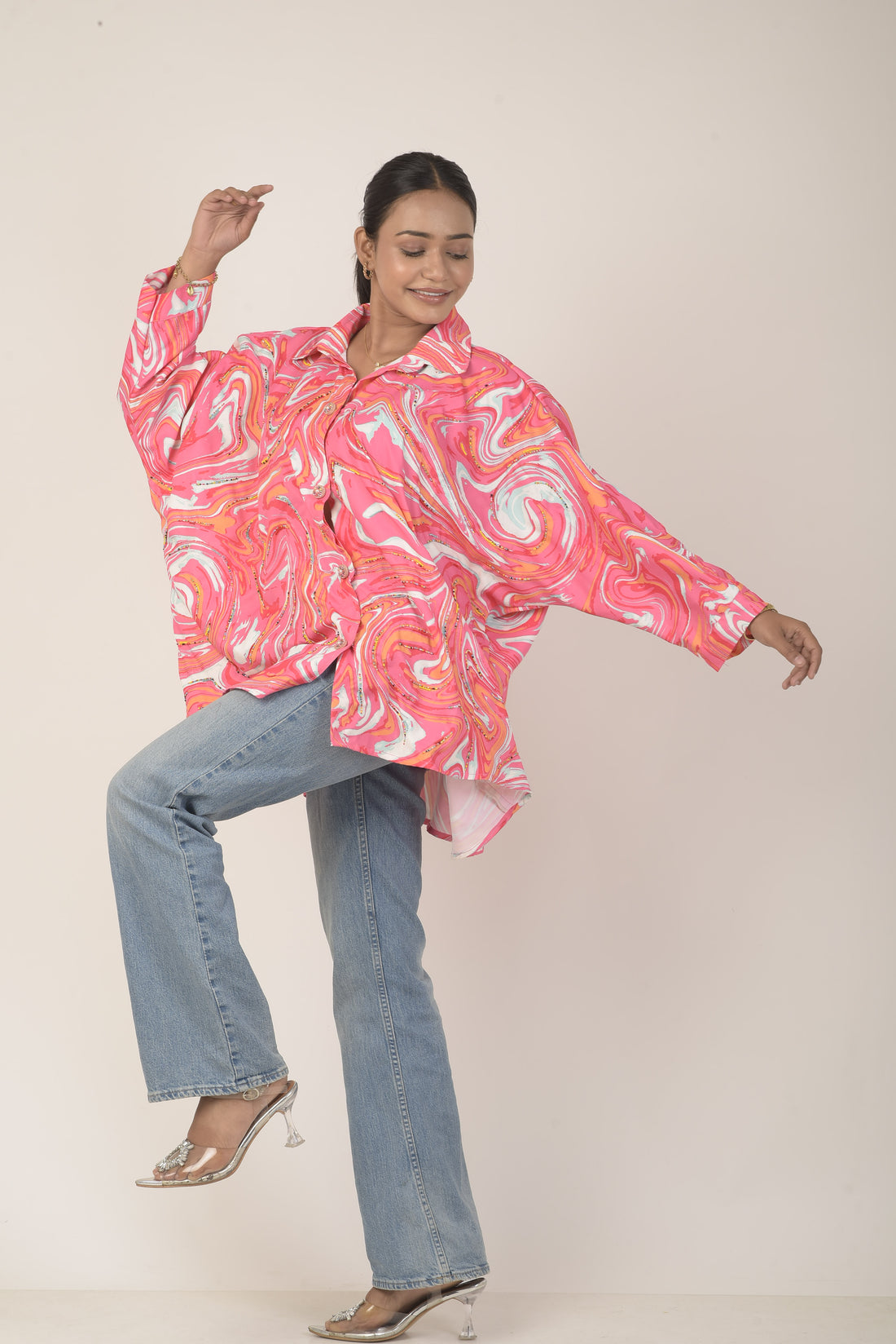 Oversized women's shirt