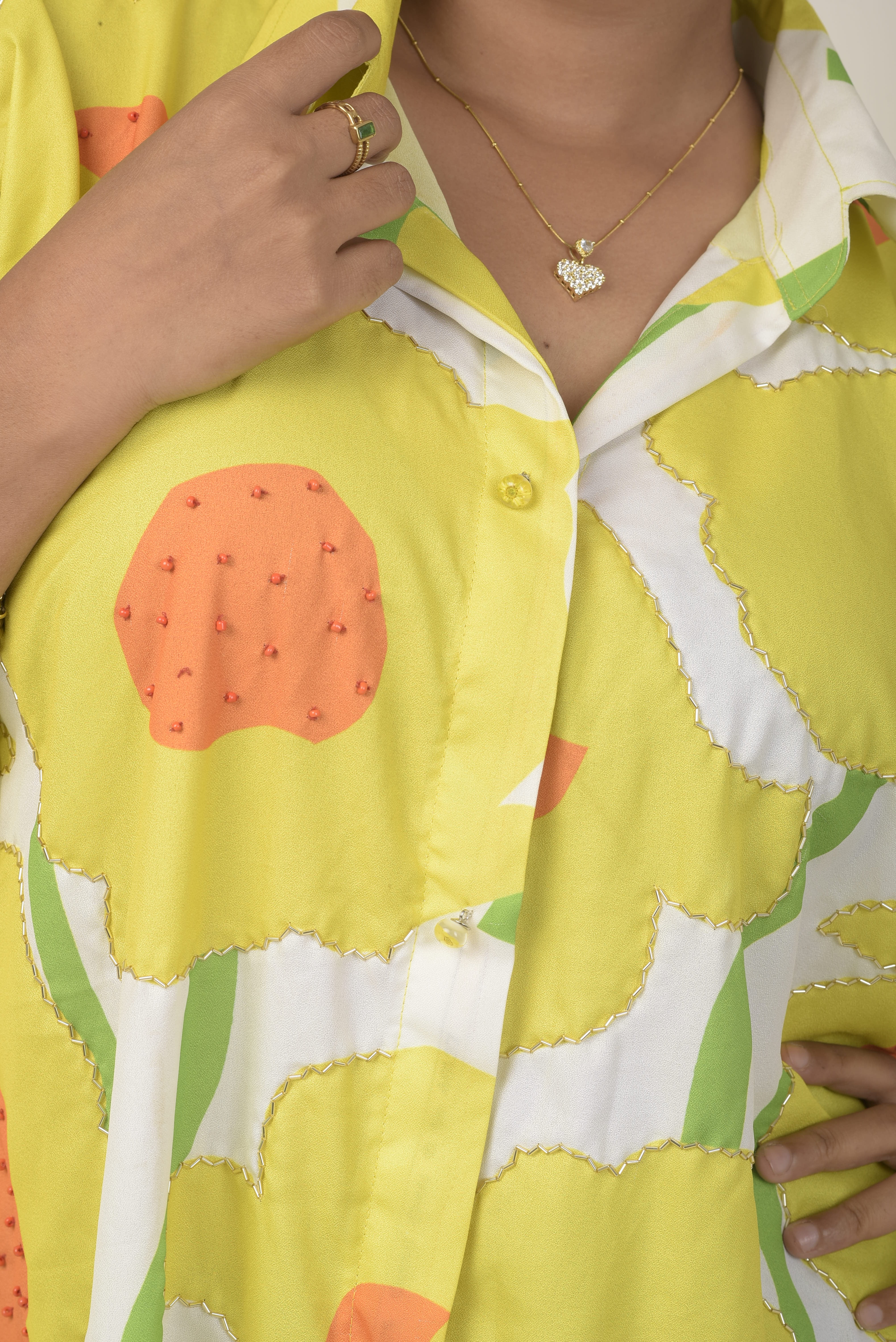 Sunny Bloom Oversized Shirt