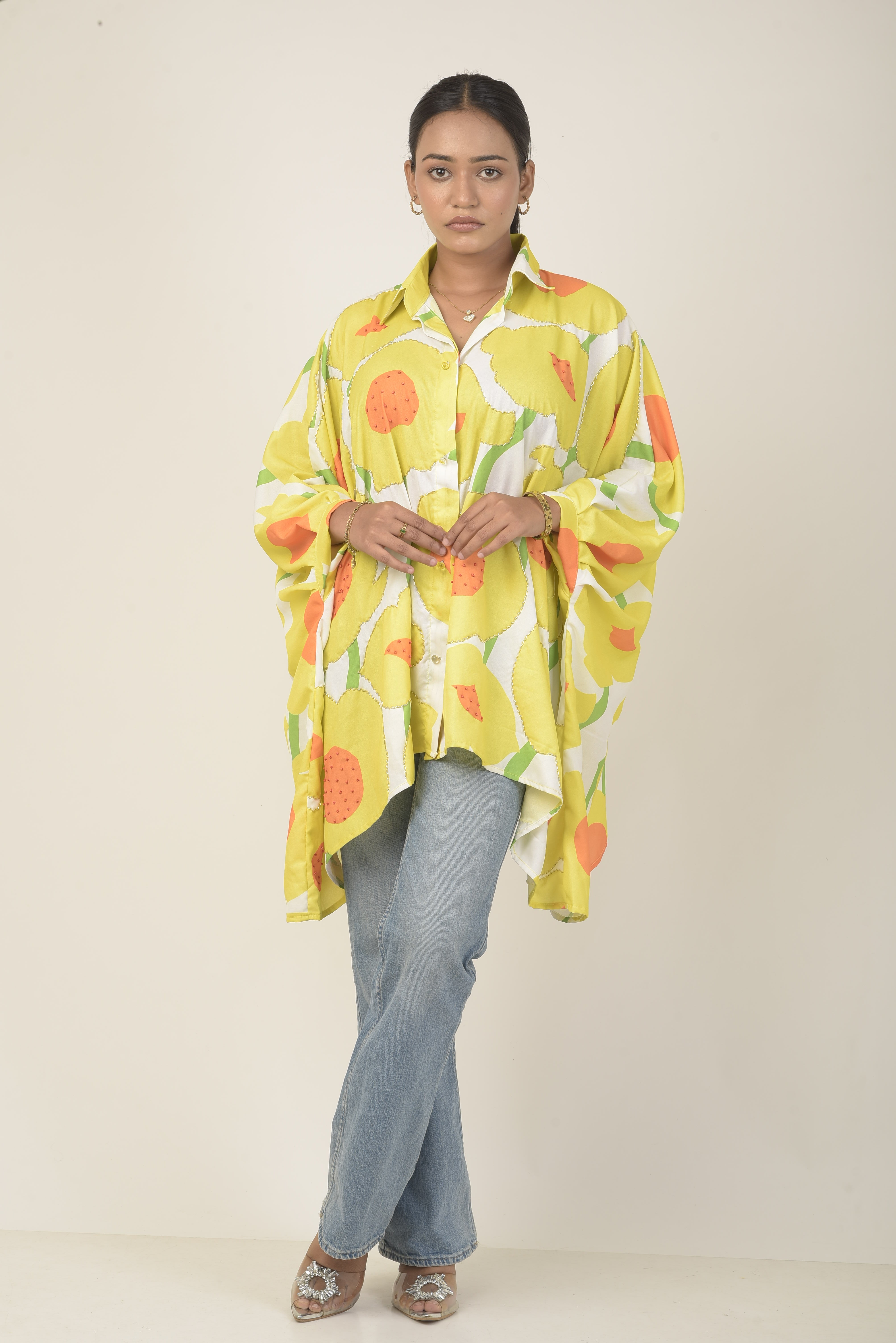 Sunny Bloom Oversized Shirt