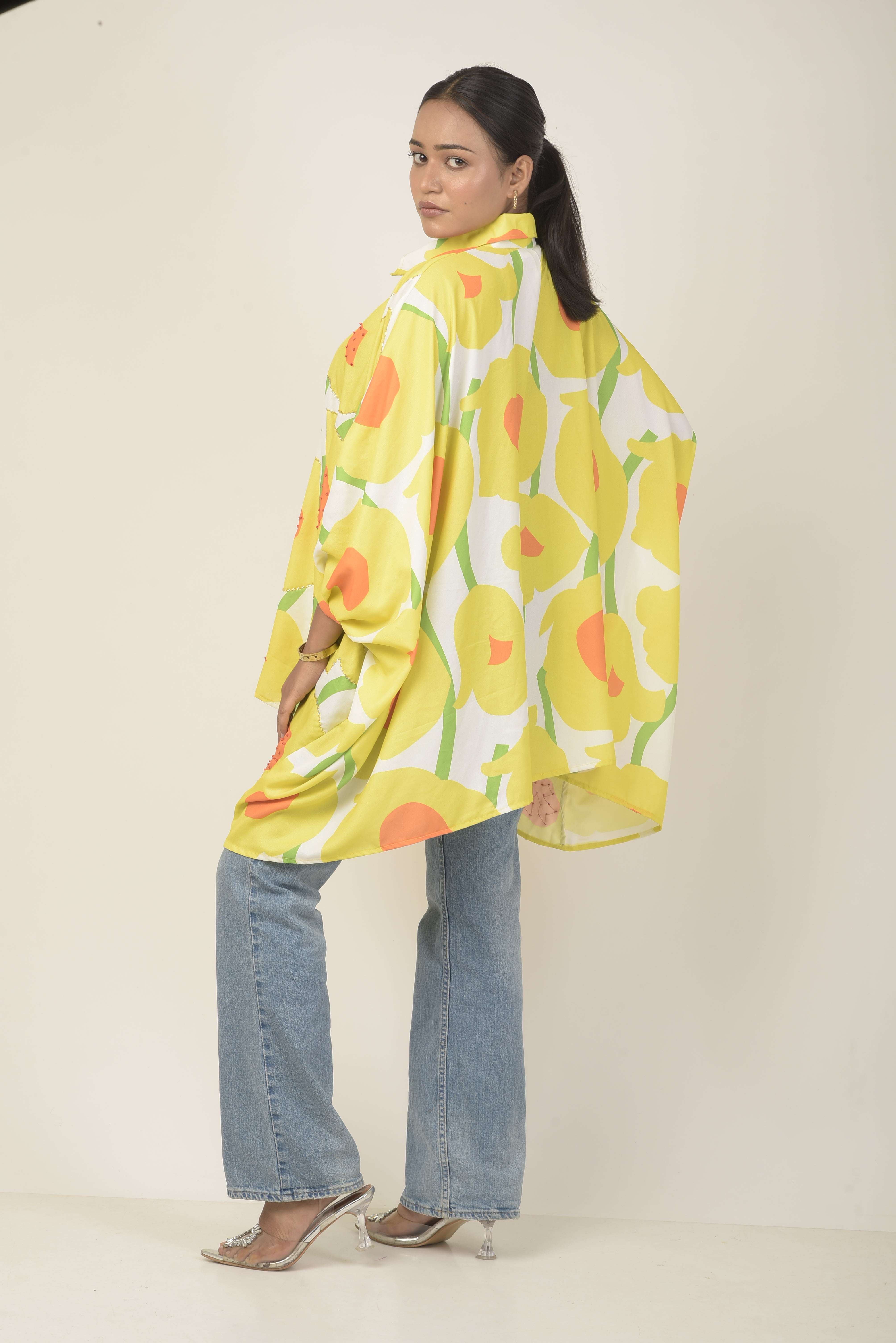 Sunny Bloom Oversized Shirt